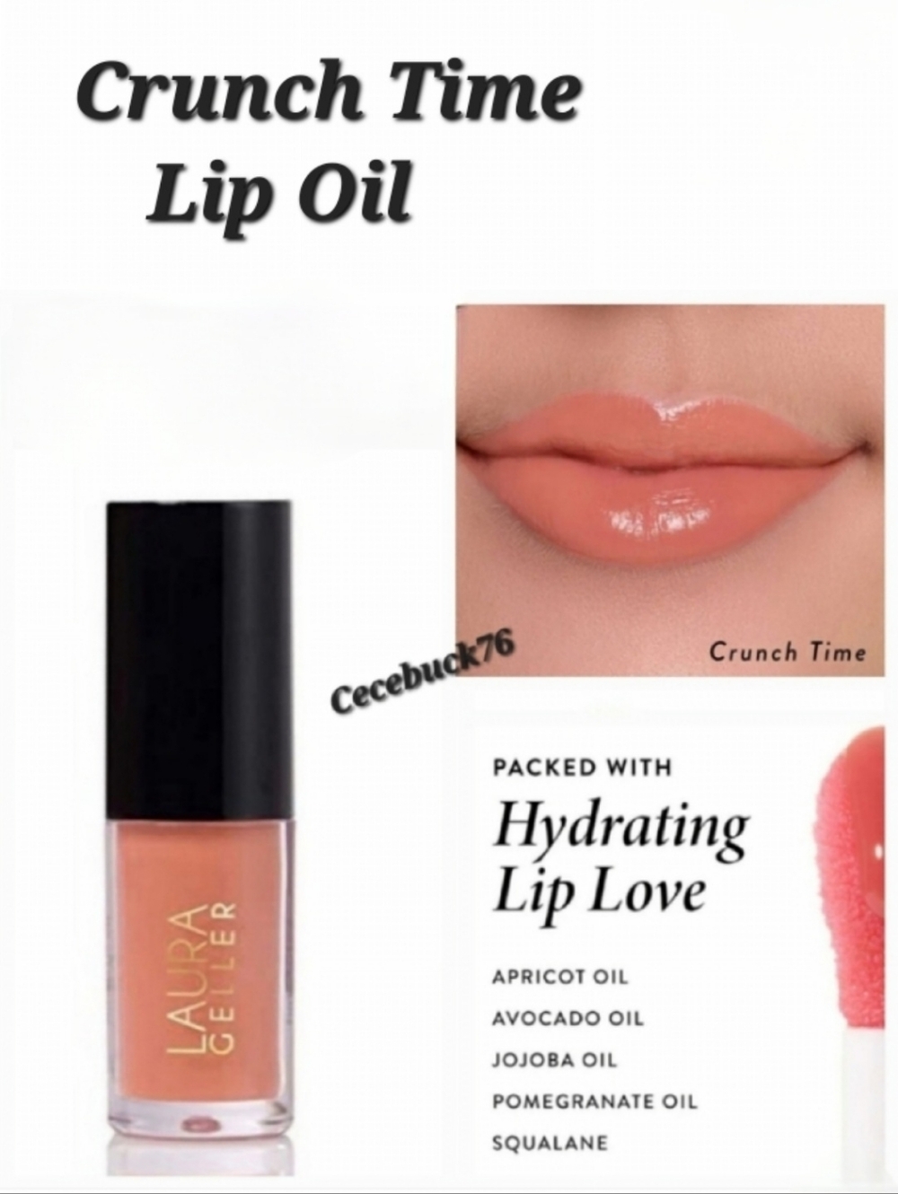 🌺Laura Geller Crunch Time Treat N Go Tinted Lip Oil
